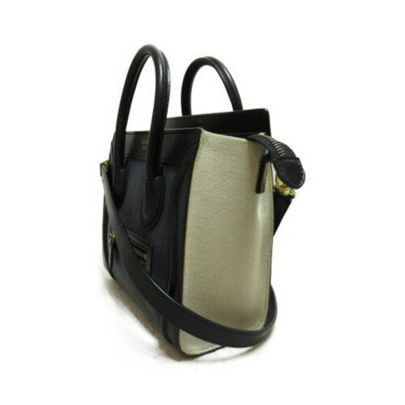 Celine Black and Navy Shoulder Bag - Picture 3 of 8
